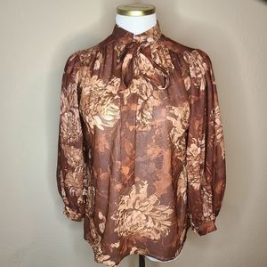 Vintage Blouse with Bowtie